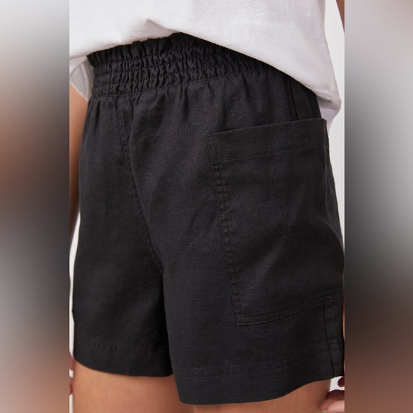 NWT Rails Summer Shorts in black linen - Picture 2 of 8